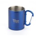 Becher mit Karabiner, Wiederverwendbarer Becher Werbung