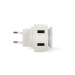 Chargeur mural double-USB avec veilleuse, veilleuse Werbung