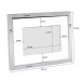 CADRE PHOTO PASSPARTOUT photo13X18-20X25, cadre photo Werbung
