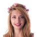 Couronne de fleurs roses, couronne Werbung