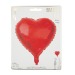 MYLAR-BALLON HERZ ROT Geschäftsgeschenk