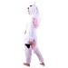 KIGURUMI KOSTÜM EINHORN ROSA UND WEISS ERWACHSENE,  Werbung