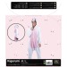 KIGURUMI KOSTÜM EINHORN ROSA UND WEISS ERWACHSENE Geschäftsgeschenk