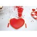 ASSIETTES COEUR ROUGE ET OR 19CM X 8 Geschäftsgeschenk