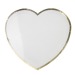 ASSIETTES COEUR ROUGE ET OR 19CM X 8 Geschäftsgeschenk