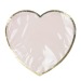 ASSIETTES COEUR ROUGE ET OR 19CM X 8, coeur  Werbung