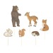 6ER-SET WOODLAND TORTENDEKORATIONEN, Eichhörnchen Werbung