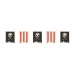 PIRATENGIRLANDE 3M, Papierwimpelgirlande Werbung