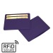 Slim Anti-RFiD Kartenhalter aus farbigem Kunstleder Geschäftsgeschenk
