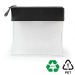 Trousse zippée transparente 185x180x20mm en rPET, trousse à maquillage Werbung