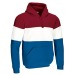 Dreifarbiges Sweatshirt, Kapuzen-Sweatshirt Werbung