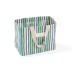 Sac de plage rayé 38x20x31cm, sac de plage Werbung
