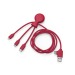 Umweltfreundliches 1-m-Kabel mit doppeltem Eingang, Ladekabel Werbung