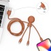 Umweltfreundliches 1-m-Kabel mit doppeltem Eingang Geschäftsgeschenk