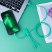 Umweltfreundliches 1-m-Kabel mit doppeltem Eingang, Ladekabel Werbung