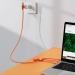 Umweltfreundliches 1-m-Kabel mit doppeltem Eingang, Ladekabel Werbung