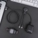Umweltfreundliches 1-m-Kabel mit doppeltem Eingang Geschäftsgeschenk