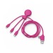 Mr Bio Long - Câble d'1M avec une double entrée type C/USB, câble de chargement Werbung
