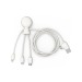 Mr Bio Long - Câble d'1M avec une double entrée type C/USB Geschäftsgeschenk