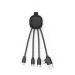 Ladekabel mit mehreren Anschlüssen Dual-Eingang Typ-C USB Geschäftsgeschenk