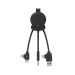 OCTOPUS BT - Kabel und drahtloser Bluetooth-Audiosender Geschäftsgeschenk