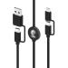 4-IN-1-KABEL MIT DATENÜBERTRAGUNG ULTRASCHNELLE AUFLADUNG Geschäftsgeschenk