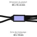 Câble court 4 en 1 - 18cm à charge rapide 20W en matériaux recyclés - Noir, câble de chargement Werbung