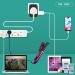 Adaptateur universel de voyage avec sorties USB-C et USB-A - Noir, prise électrique universelle et adaptateur universel de voyage Werbung