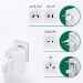Reiseadapter - Weiß Geschäftsgeschenk
