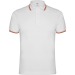 NATION  - Polo manches courtes, col et bord de manches en jackard avec patte de boutonnage 3 boutons, Polo manches courtes Werbung