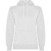 URBAN WOMAN - Feminines, körpernah geschnittenes Sweatshirt mit gefütterter Kapuze in Kontrast und Ton des Kordelzugs und Kängurutasche. Geschäftsgeschenk
