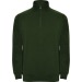 ANETO - Sweatshirt mit halbem Reißverschluss Ton in Ton und Stehkragen, Sweatshirt Werbung
