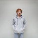 Hoodie Mann Zipped, Textilien made in France Werbung
