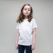 T-Shirt für Kinder mit Rundhalsausschnitt und geripptem Rand, Kinder T-Shirt Werbung