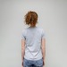 Damen-T-Shirt mit Rundhalsausschnitt und geripptem Rand Geschäftsgeschenk