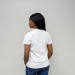 Damen-T-Shirt mit Rundhalsausschnitt und geripptem Rand Geschäftsgeschenk