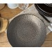 Assiette design volcanique en grès Geschäftsgeschenk