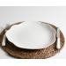 Assiette plate design nuage, assiette Werbung