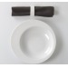 Assiette creuse avec rebord, assiette Werbung