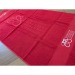 Drap de bain logo embossé relief jacquard 70x140 cm au Pantone, Nouveauté Werbung
