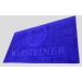 Serviette éponge personnalisée relief jacquard embossée 50x70 cm Geschäftsgeschenk