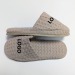 Chaussons de luxe en nid d'abeille avec logo brodé Geschäftsgeschenk