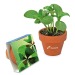 Pot en terre cuite - terre cuite - Bulbes de trèfle à 4 feuilles Geschäftsgeschenk