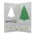 Carte de voeux avec papier ensemencé sapin - graines d'épicéa - Epicéa - 4/0-c Geschäftsgeschenk