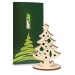Premium Grußkarte mit Figuren aus Filz und Holz - Premium 4/0-c - Engel, Weihnachtsdekoration und -gegenstände Werbung