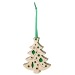 Étoile en feutrine et en bois à suspendre en boîte, décoration de sapin de Noël Werbung