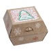 Coffret cadeau de Noël - Pots en terre et chocolat Père Noël, décoration et objet de Noël Werbung