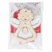 Étoile en feutrine et en bois à suspendre Geschäftsgeschenk