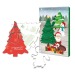 Rezeptbuch Weihnachten, Tannenbaum, mit Kuchenform Tannenbaum - Standarddesign Geschäftsgeschenk