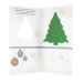 Carte de voeux avec papier ensemencé sapin - graines d'épicéa - Design standard Geschäftsgeschenk